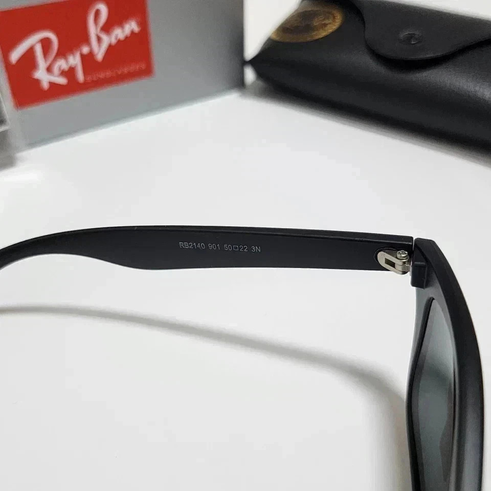 Ray-Ban 2140 Traveler Sunglasses Black Matte Frame with 50mm Gray Lenses