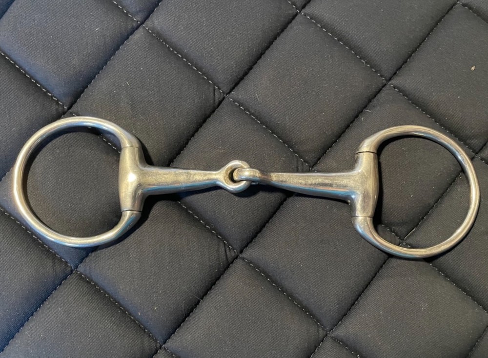 Eggbutt Metal Jointed Snaffle Bit 5”