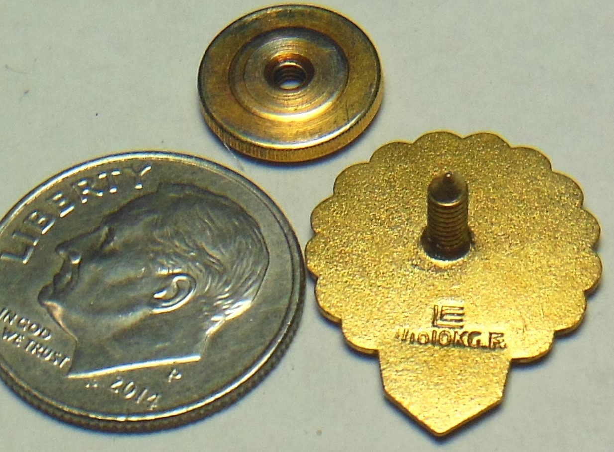 ⚡️CONSOLIDATED ELECTRIC 1/10 10K employee service award tie pin Willie Wiredhand