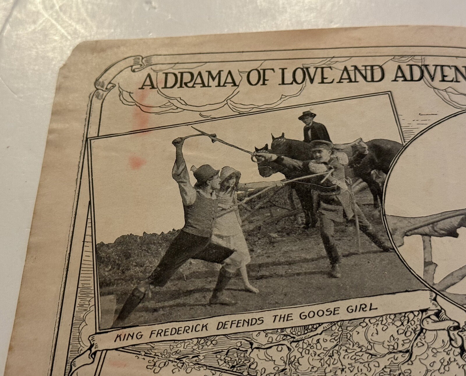 MARGUERITE CLARK ORIGINAL GOOSE GIRL HERALD 1915