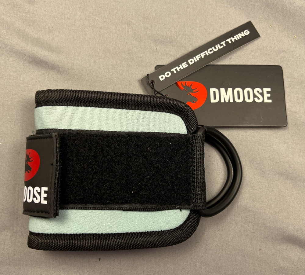 DMoose Ankle Strap for Cable Machines for Kickbacks Glute Workouts SIngle Green