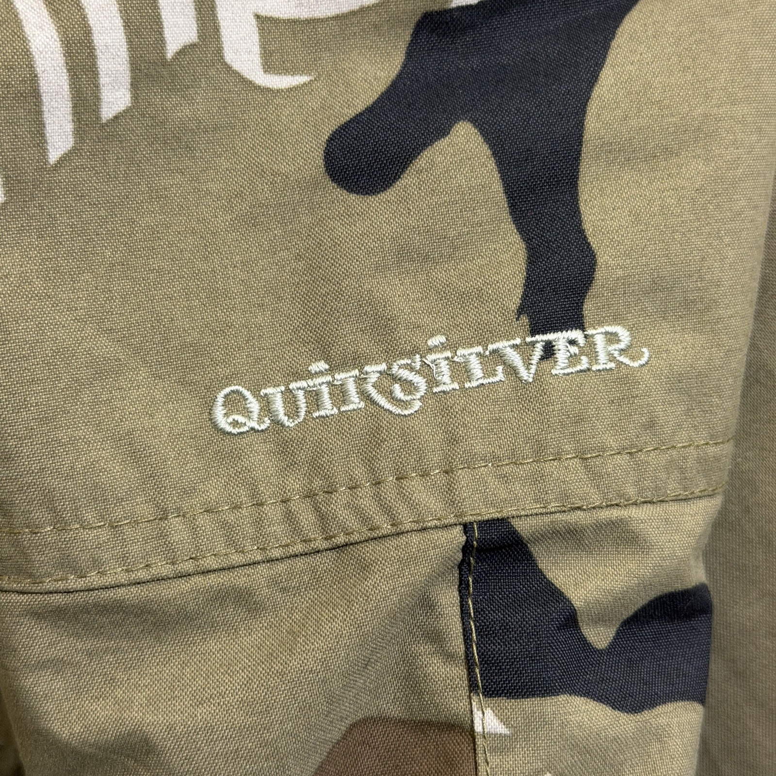 Vintage Y2k Quicksilver Snowboarding Pants Size L Ski Windbreaker Youth