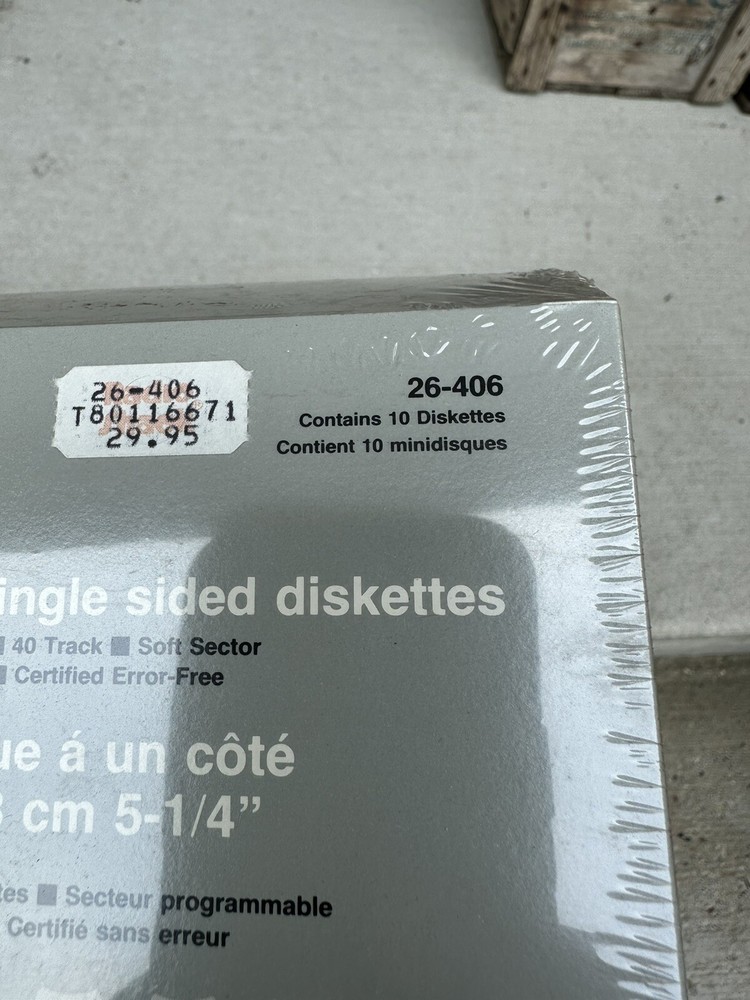 Vintage Tandy Computer Products 10 Diskettes