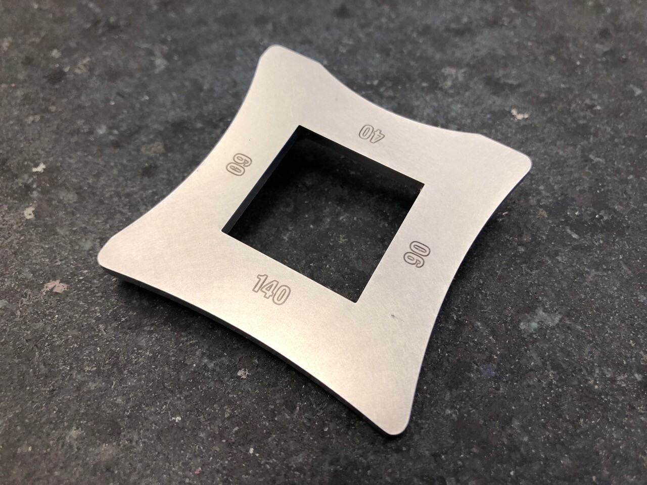 Scraper Control Gauge . . . scraping radius gauge "BIAX"