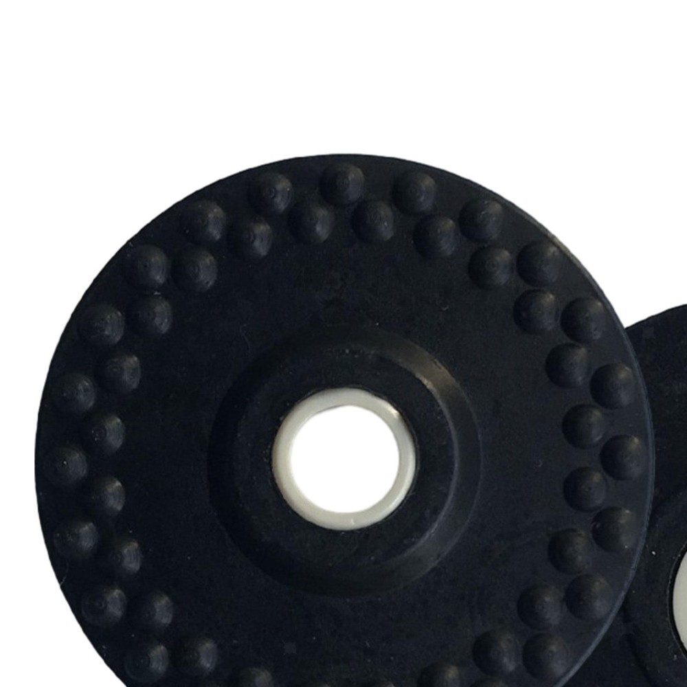 2x Rubber Knitting Machine Wheel Bracket Accessories Knitting Machine Wheel