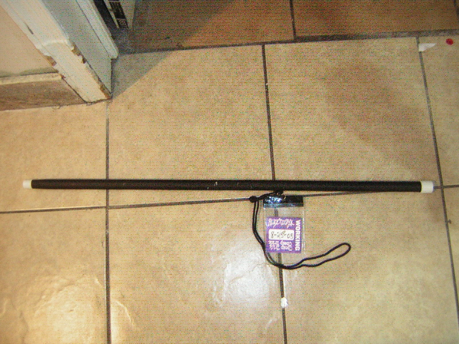 ALICE COOPER STAGE USED CANE W/  BACKSTAGE PASS 8-25-2005