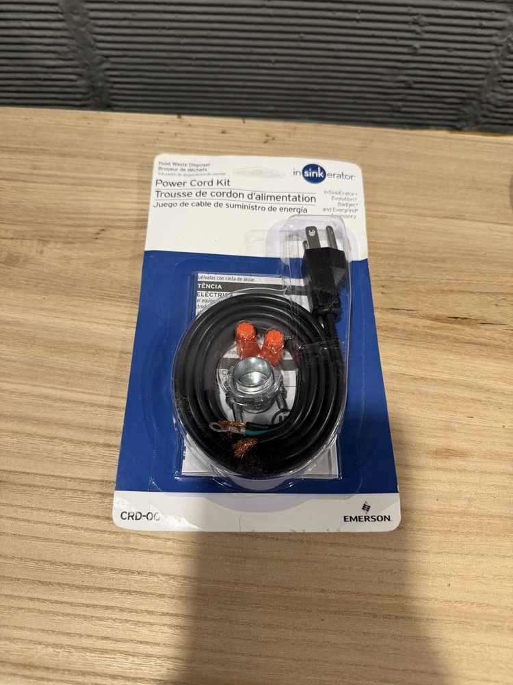 InSinkErator Garbage Disposal Power Cord Kit CRD-00 Install Badger Evolution