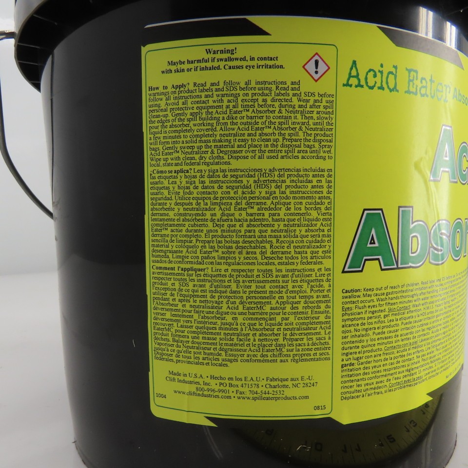 Clift Ind. 11 LBS. Acid Eater Absorber & Neutralizer Pellet Form