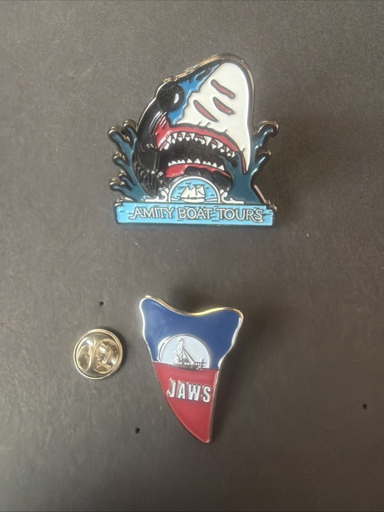 Jaws Enamel Pin Set 2 Pack