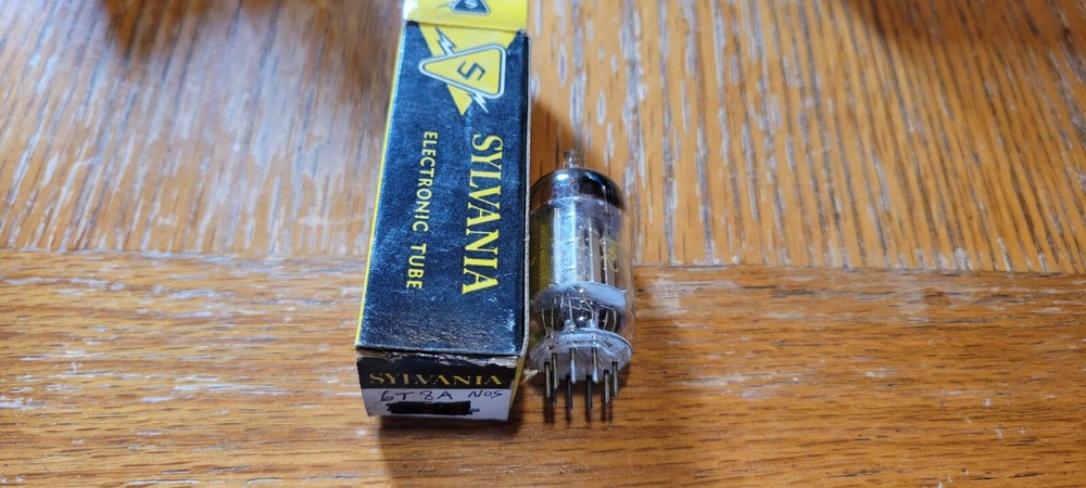 Sylvania NOS 6T8A Vacuum Tube Tested