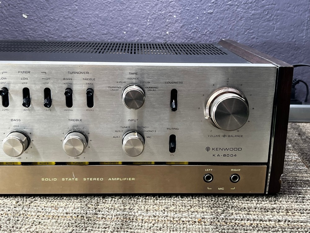 Kenwood KA-8004 Integrated Solid State Stereo Amplifier Untested 936736