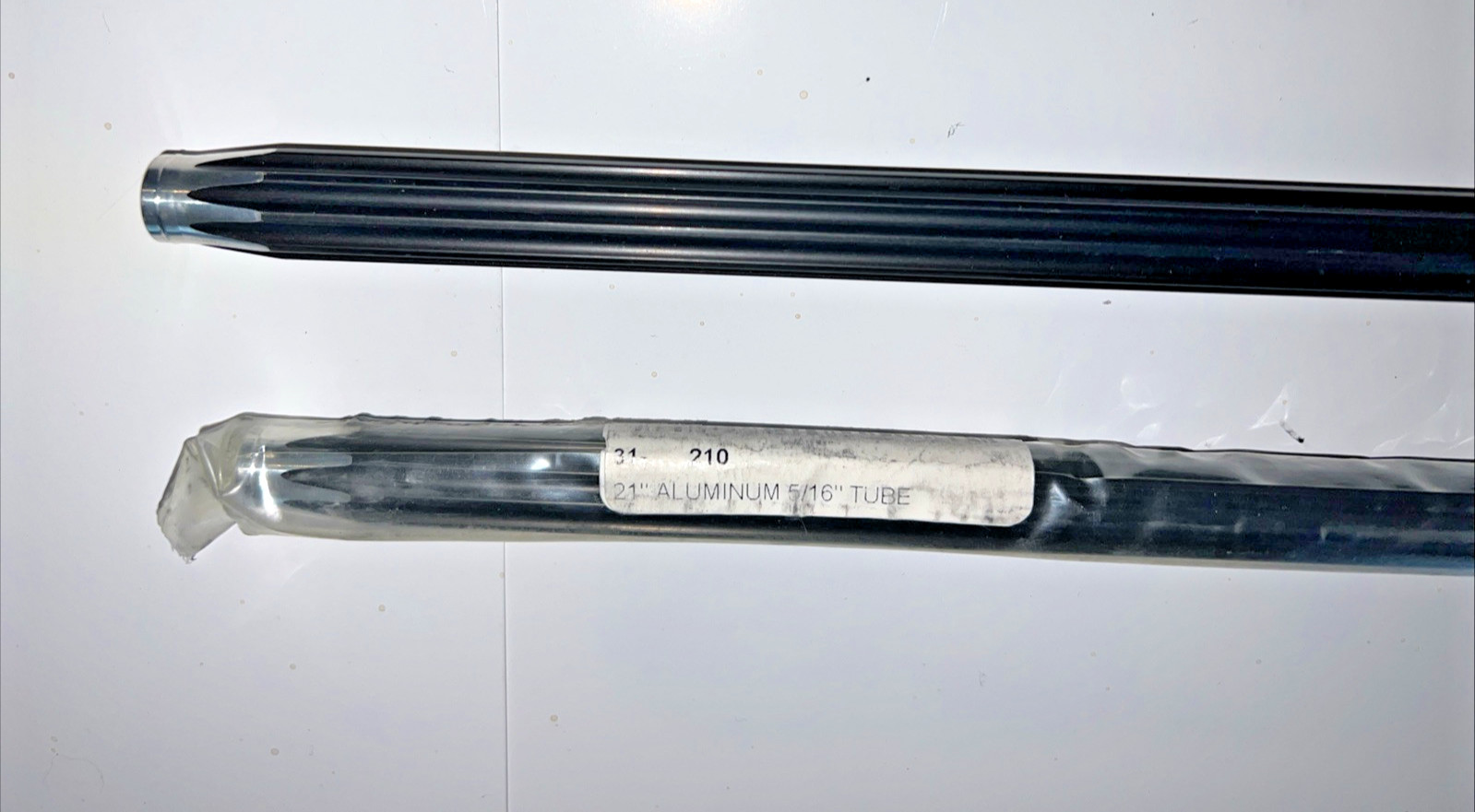 Lot of 2 QuickCar Racing 5/16 Aluminum Scalloped Suspension Tube 21” Long 31-210