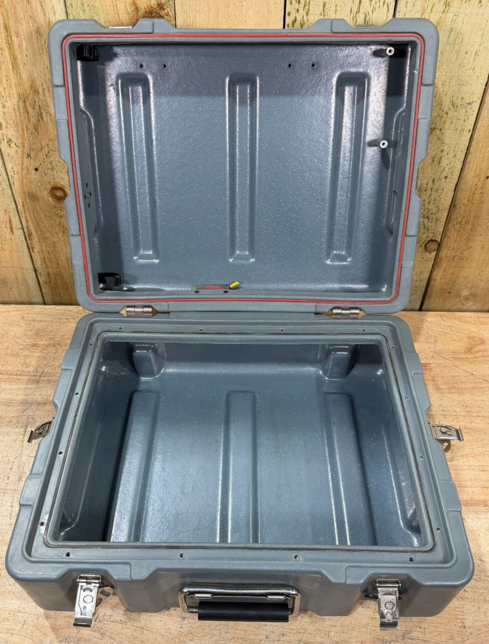Pelican Hardigg Case 19x15x9" Grey Waterproof Storage Footlocker