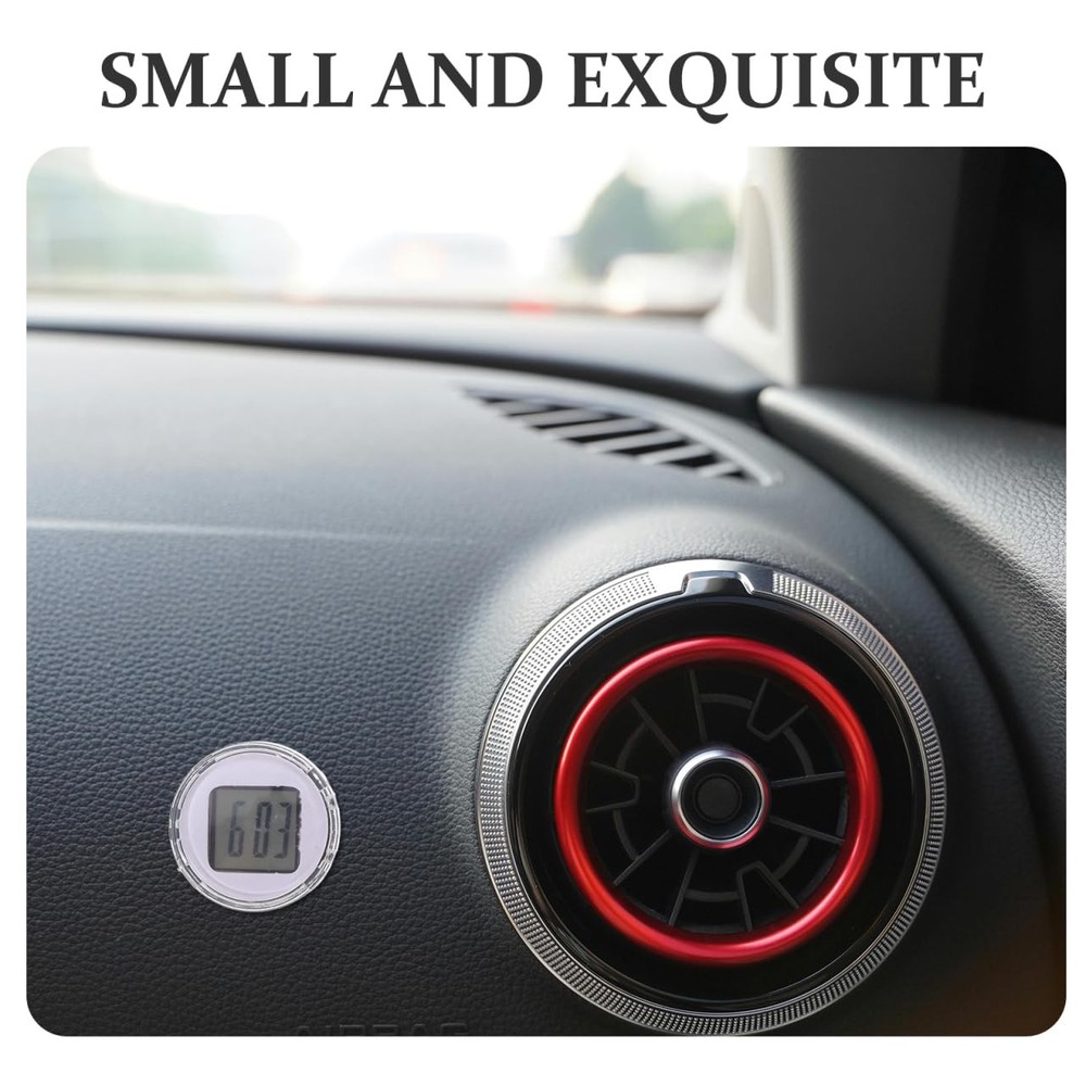 Timer Clock Mini Motorcycle Clocks, 3pcs On Motorcycle, Shockproof Stick- on ...