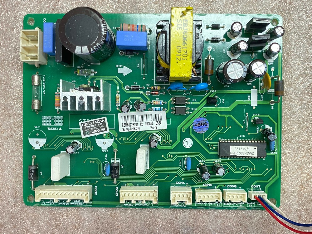 GENUINE OEM LG Refrigerator PCB Assembly EBR60223401