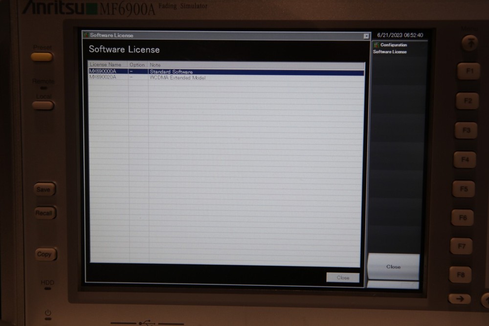 Anritsu MF6900A Fading Simulator