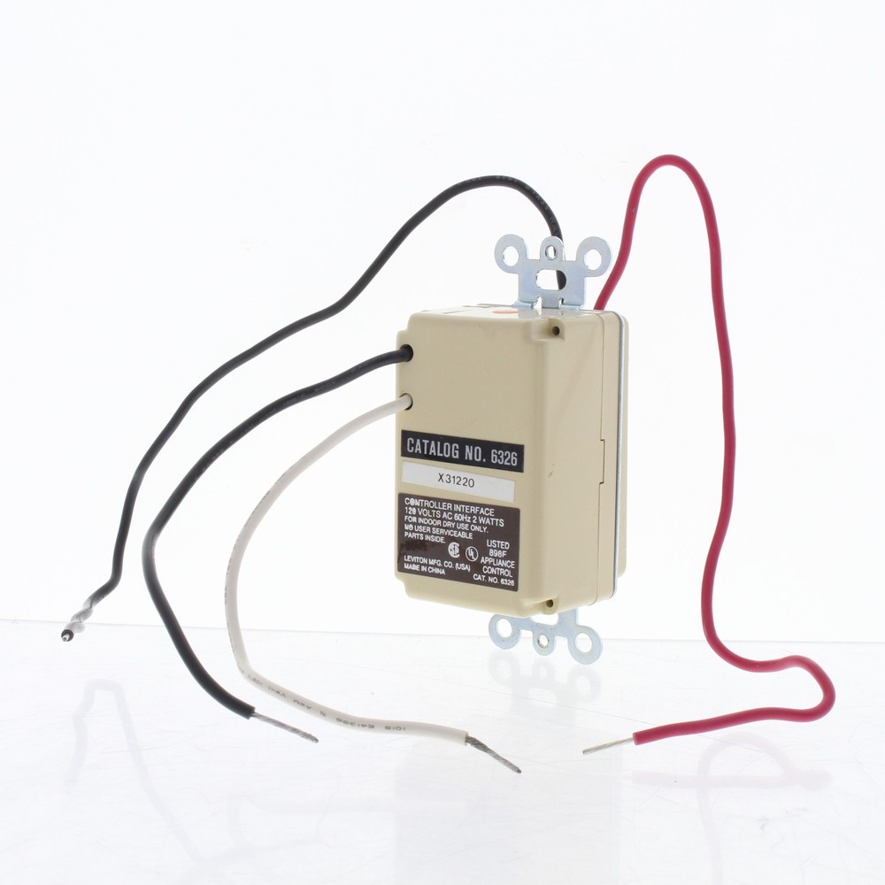 Leviton Ivory Decora Electrical Voltage Actuated Transmitter Interface 60Hz 2W
