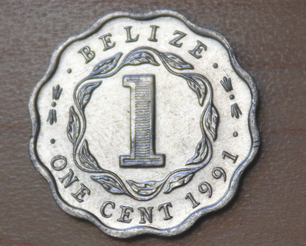 1991 Belize 1 Cent