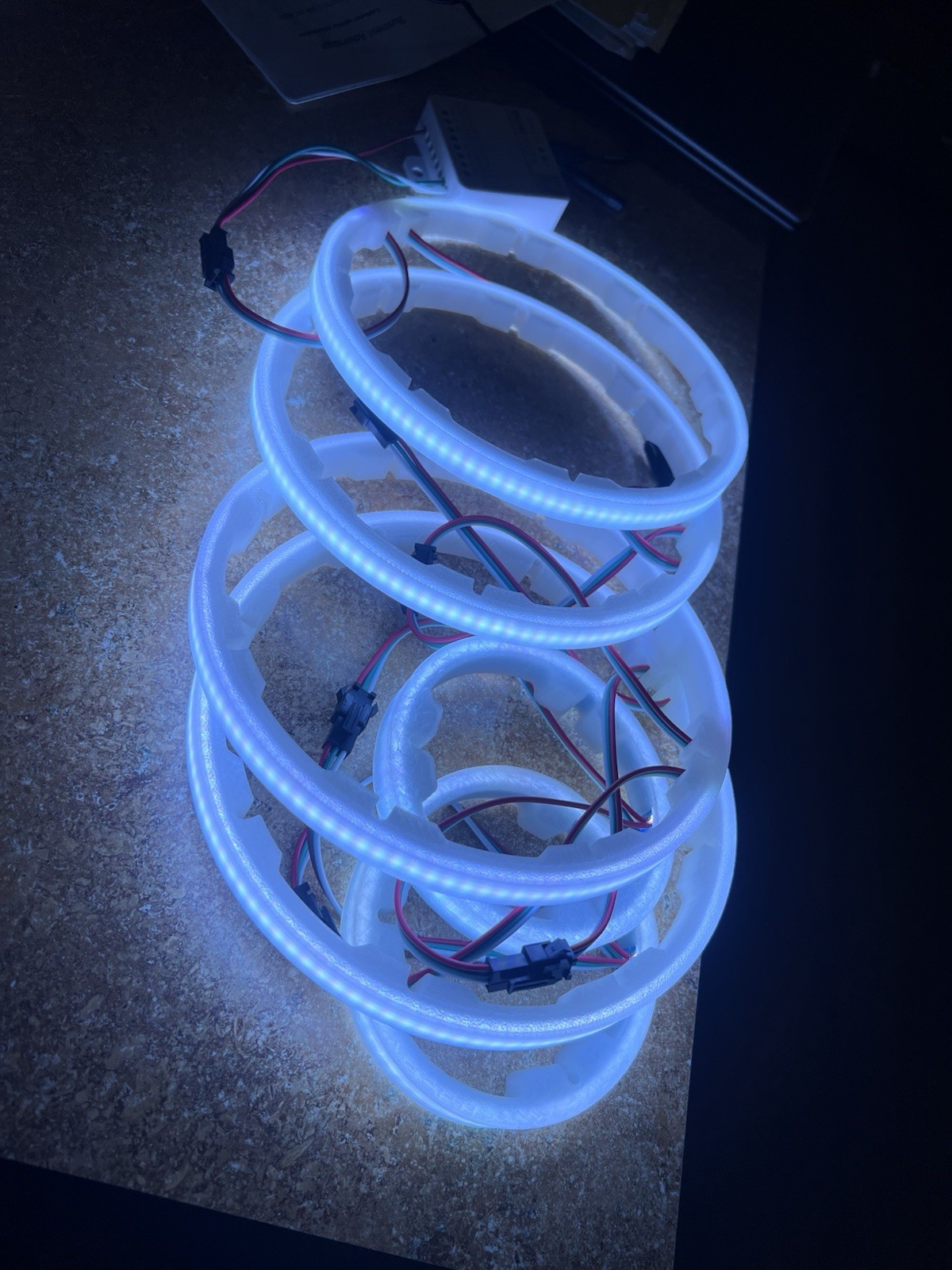 6.5 speaker ring lights