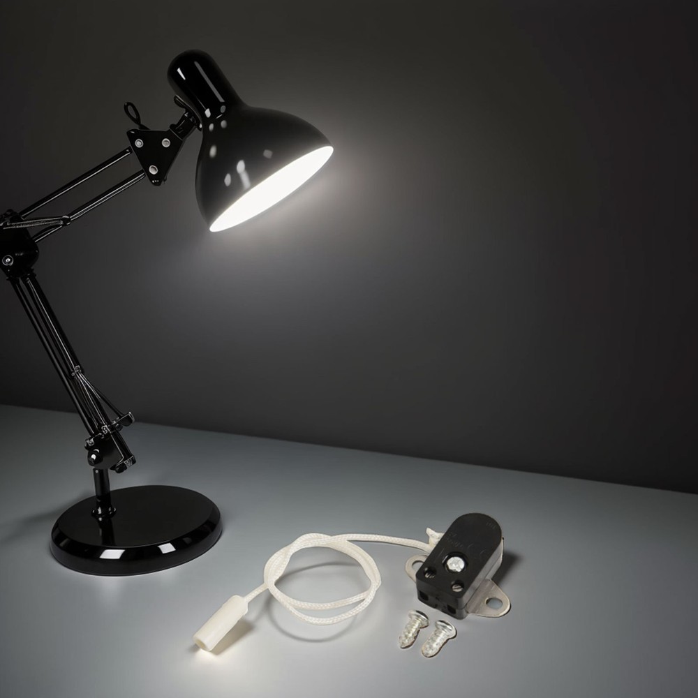 Innovative cord rotating pull cord wall light switch for improved functionality