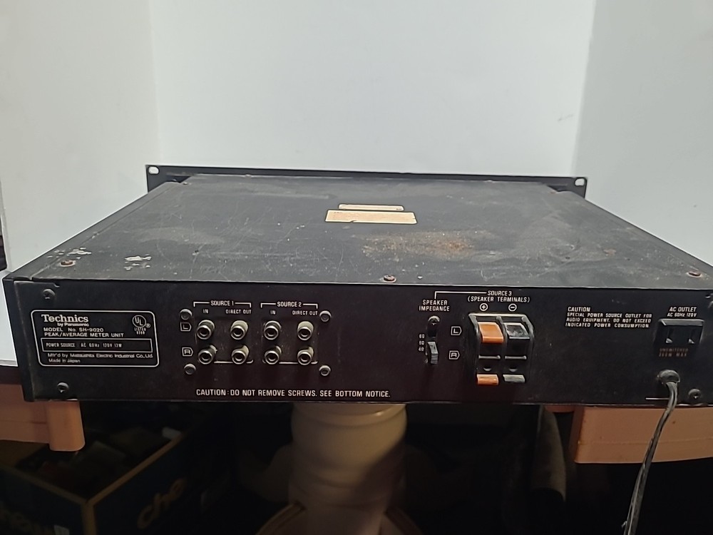 Technics SH-9020M Peak Average Meter Unit 3 Input Selector