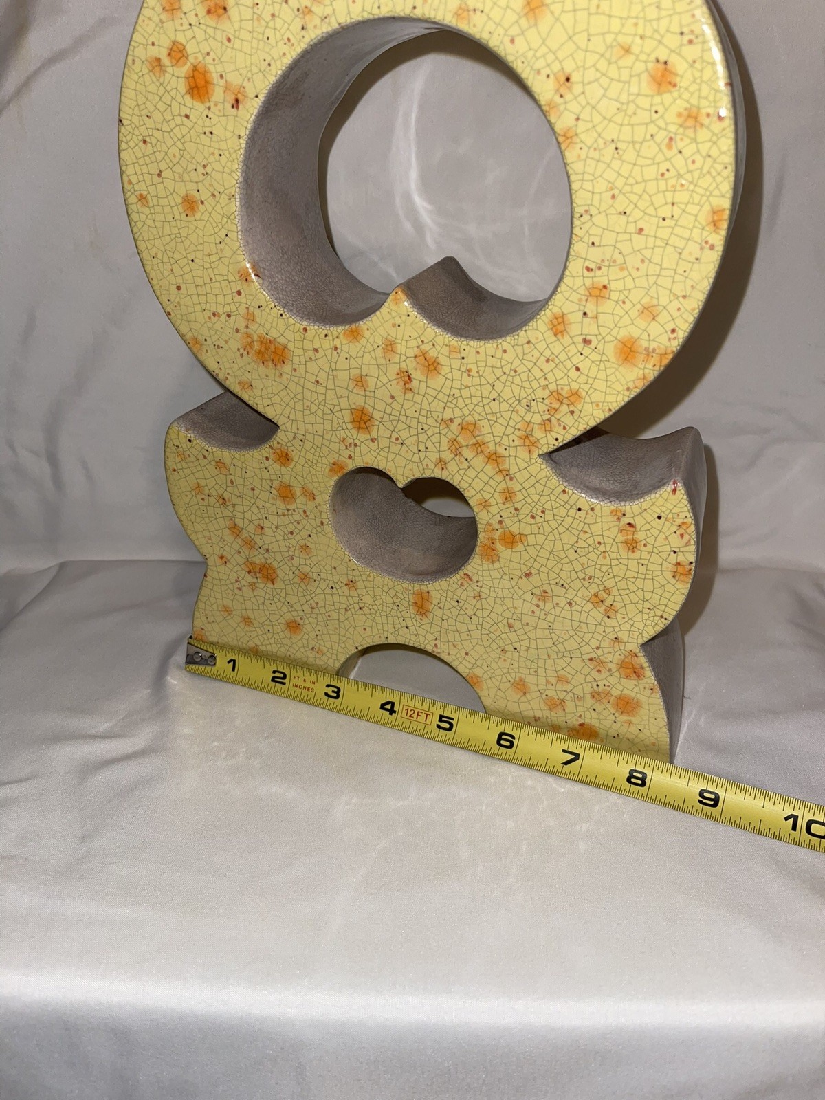 Raku Pottery Vintage Sculpture ￼ Nice