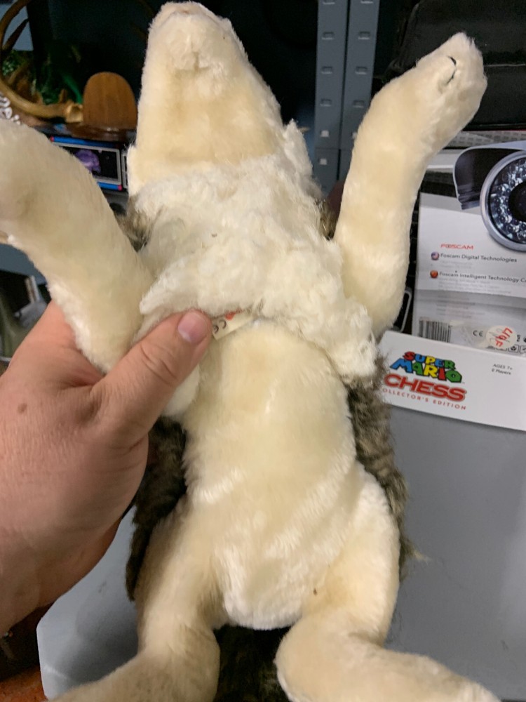 Folkmanis Gray Wolf Puppet with Teeth