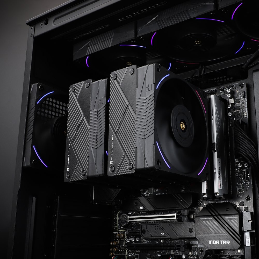 Thermalright Phantom Spirit 120 EVO CPU Air Cooler, 7 Heat Pipes CPU Cooler, Dua