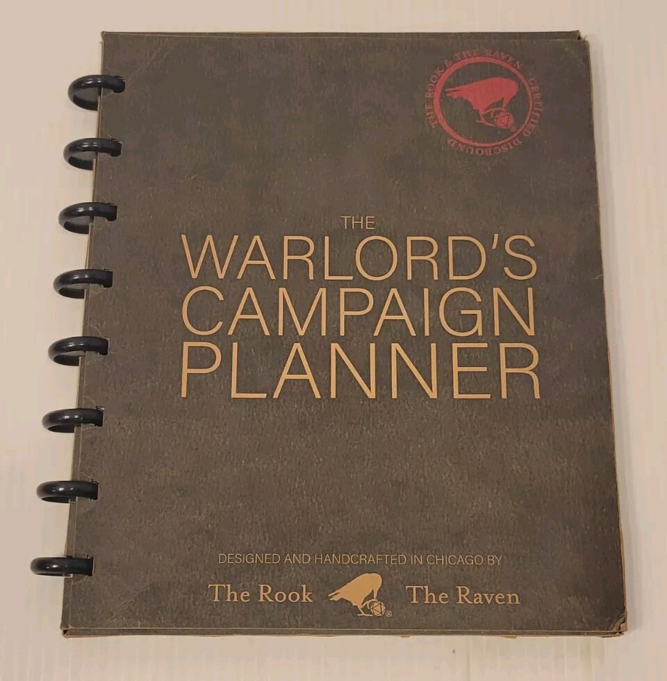 Warhammer 40k Warlord's Campaign Planner Rook & Raven Discbound Notebook