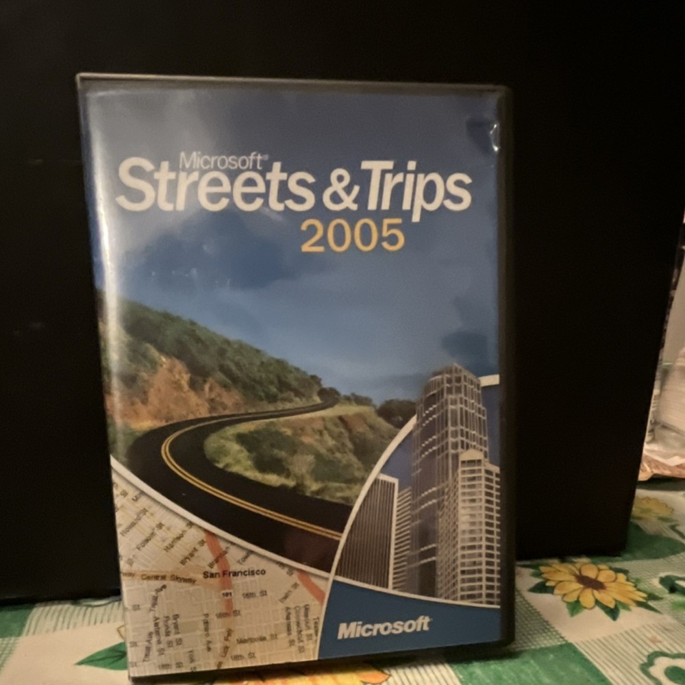 Microsoft Streets & Trips 2005 GPS Mapping & Trip Planning Software