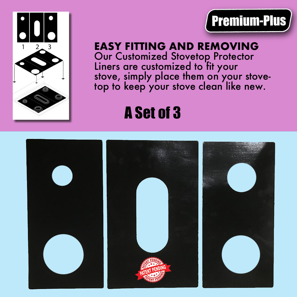 LG Stove Protectors, Custom cut to fit your Stove, Lifetime Warranty