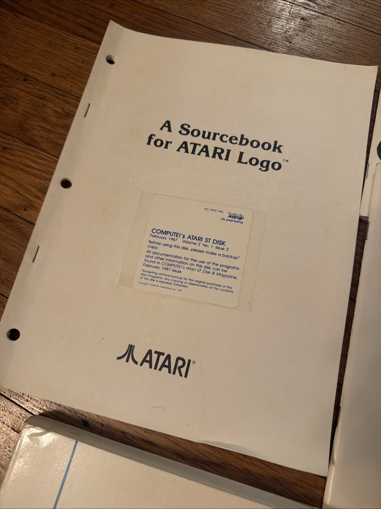 Atari ST Computer Owner's Manual Magazines Sourcebook Inserts & More - Huge Lot