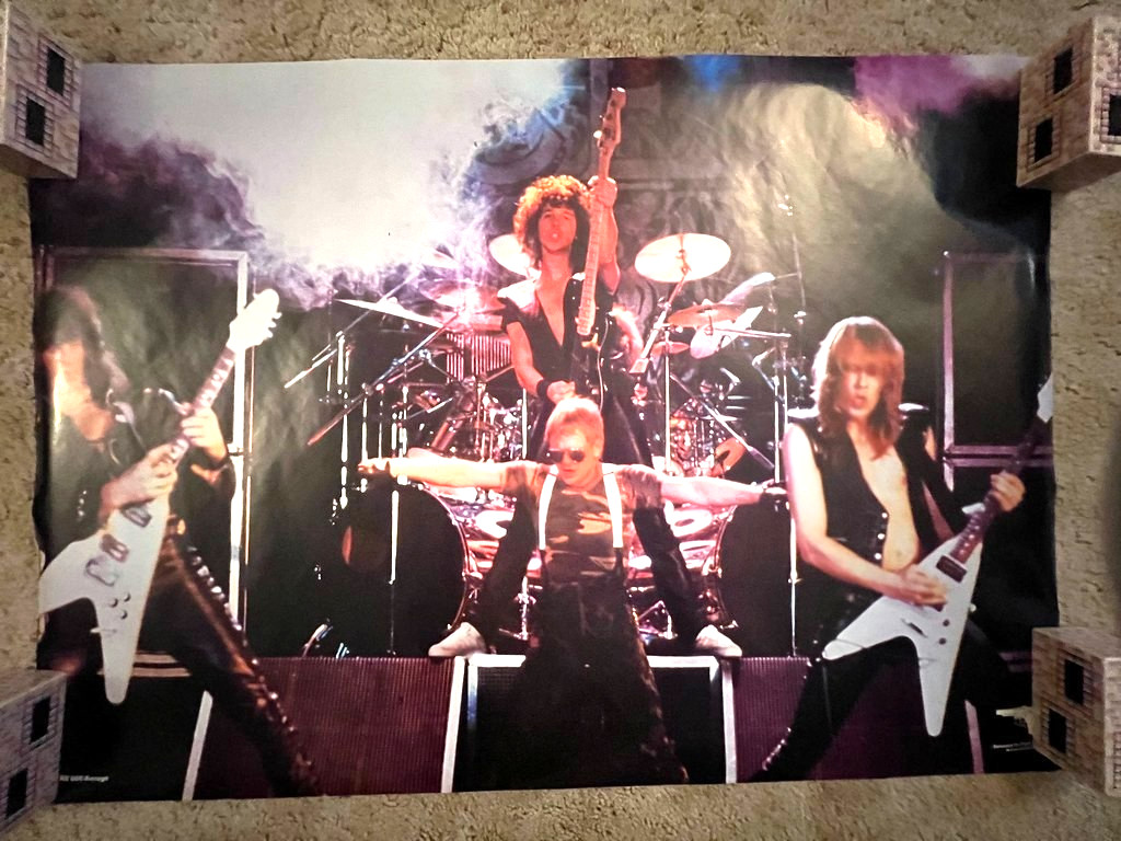 ROLLED Accept 1984 German Heavy Metal Poster 23.5x33.5 P31
