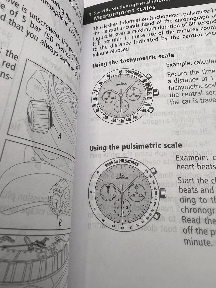 OMEGA WATCH OPERATING INSTRUCTIONS MANUAL