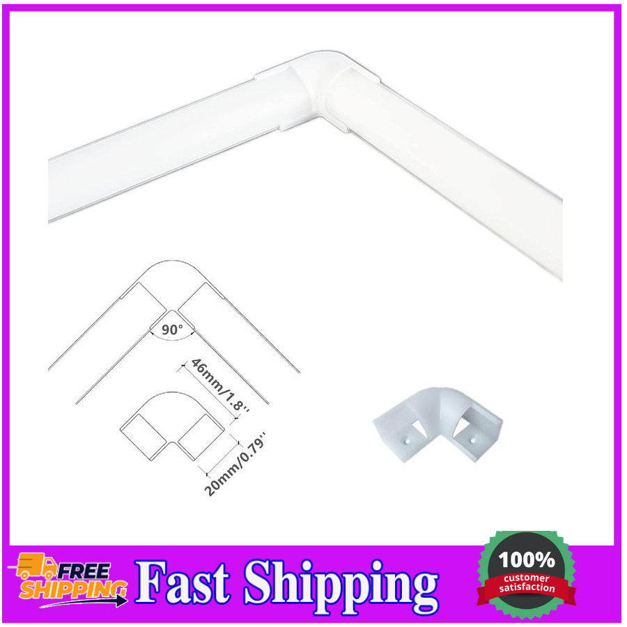 20-Pack 3.3FT 1Meter V Shape LED Strip Aluminum Channel Diffuser System, Extrude