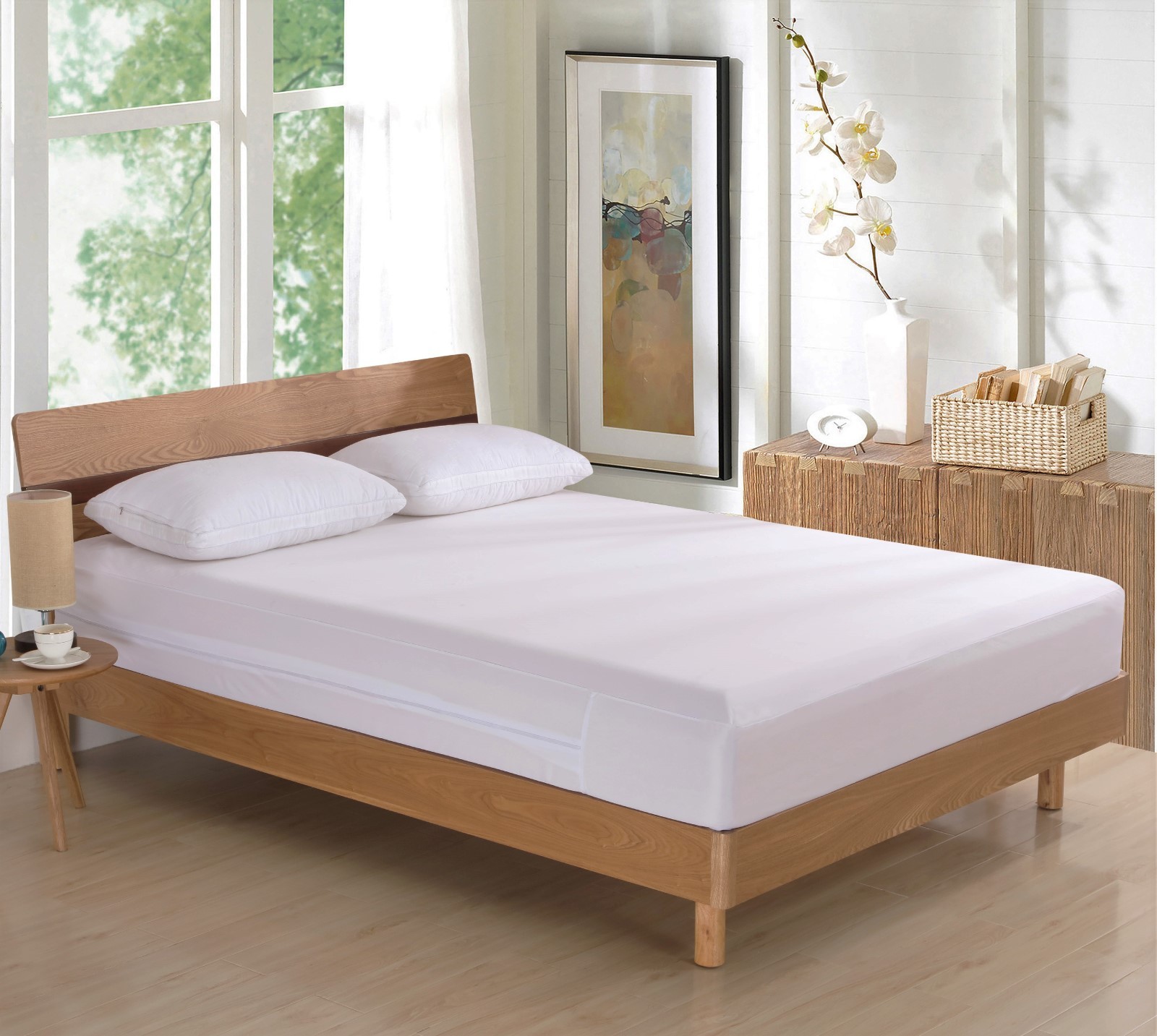 LUXURIOUS FABRIC Bed Bug Dust Mite HypoAllergy Waterproof Zipper Mattress COVERS