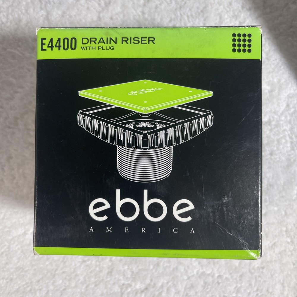 EBBE E4400 DRAIN RISER - BLACK -- Open Box