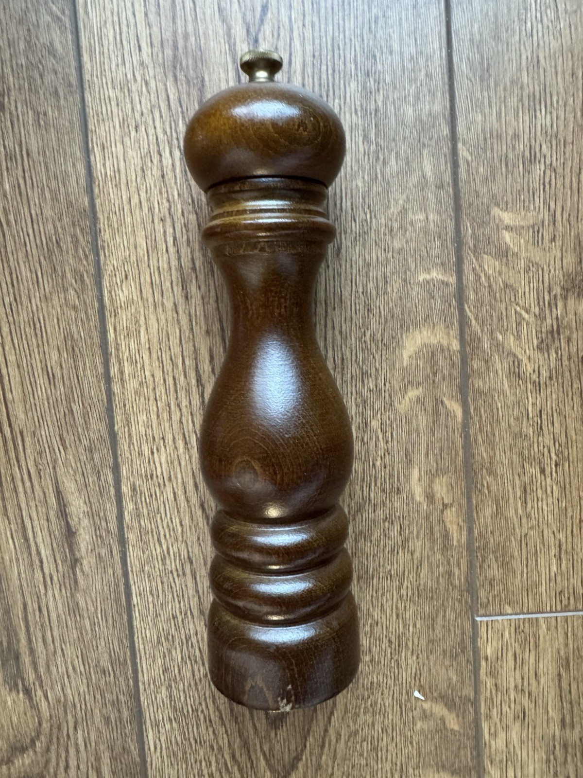 Peugeot Pepper Mill Grinder Made In France Wooden Chocolate Brown 9in