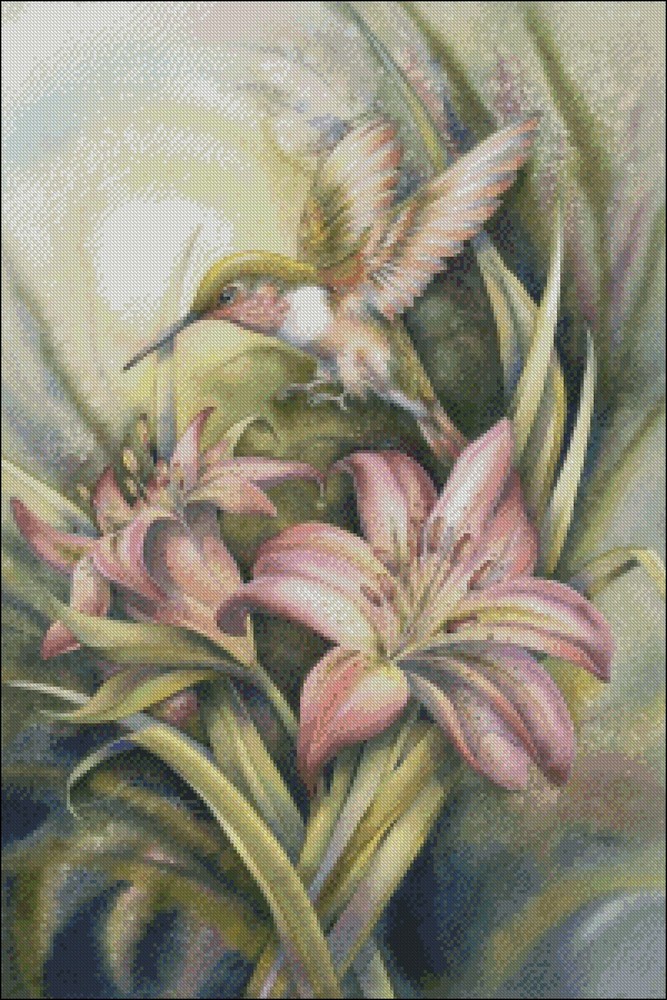 Chart Needlework DIY - Counted Cross Stitch Patterns - Come Fly