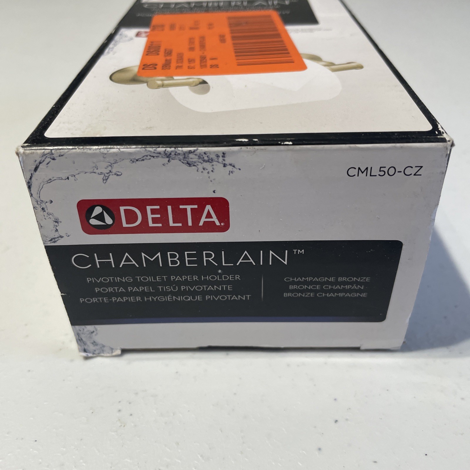 Delta Chamberlain Pivoting Toilet Paper Holder Champagne Bronze CML50-CZ