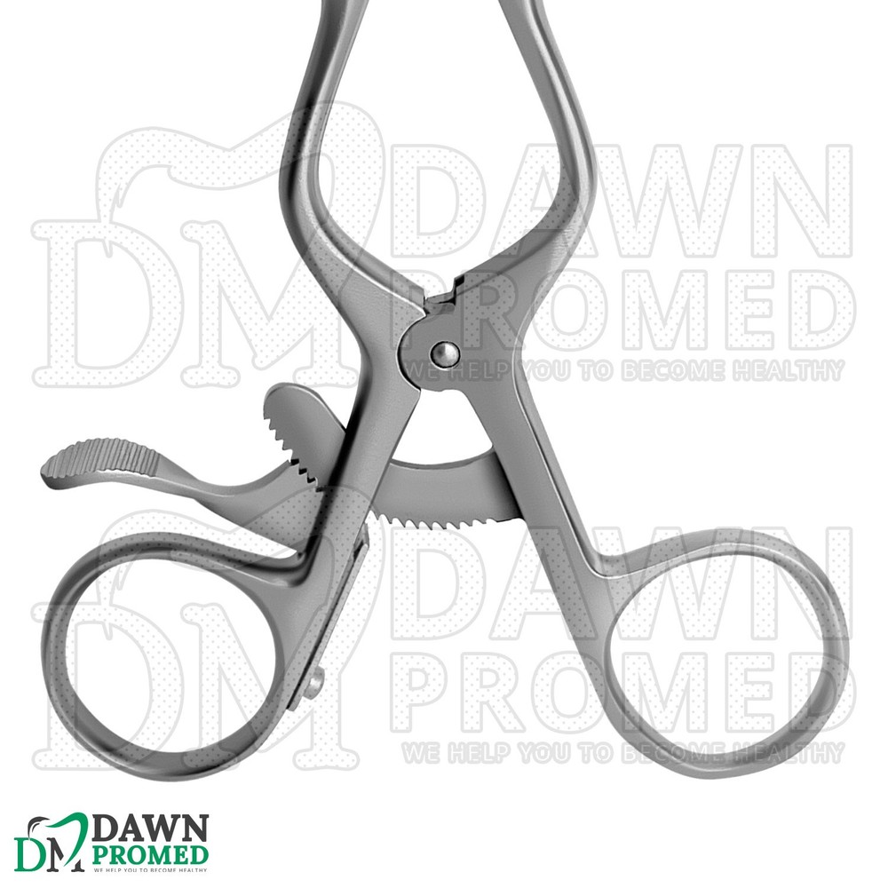 Beckman Weitlaner Retractor 5.5" 3x4 Sharp Hinged Blades Surgical German Grade