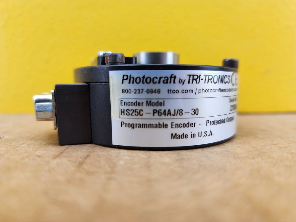 NEW Tri-Tronics Photocraft HS25C-P64AJ/8-30 Programmable HS25 encoder, 1 output