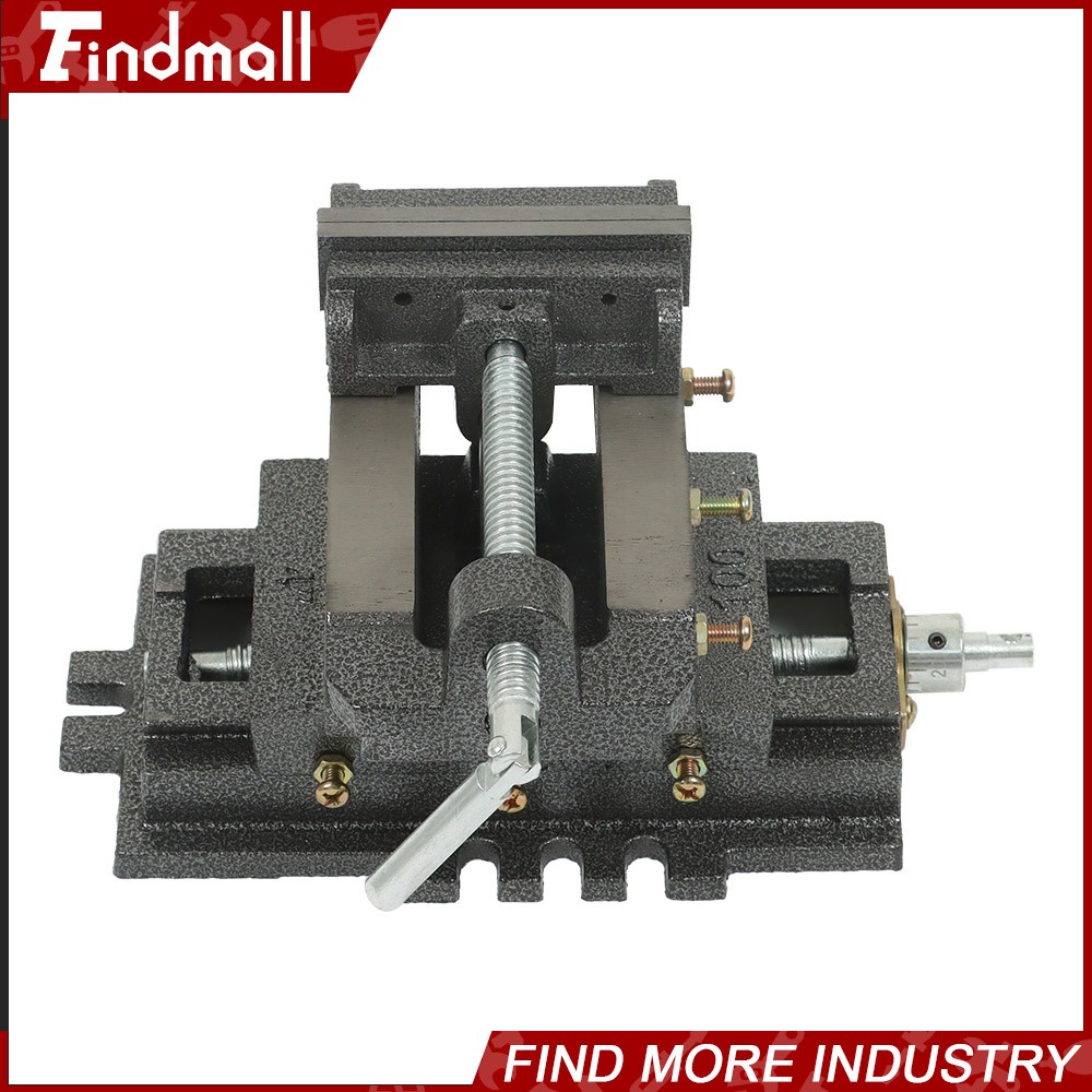Findmall 4In Cross Drill Press Vise X-Y Clamp Machine Slide Metal Milling 2 Way