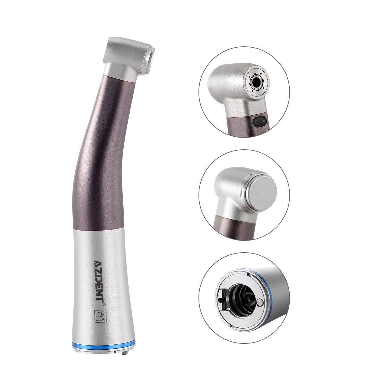 Pieza De Mano Dental Baja Velocidad 1:1 Led odontología Contra Angulo Tipo