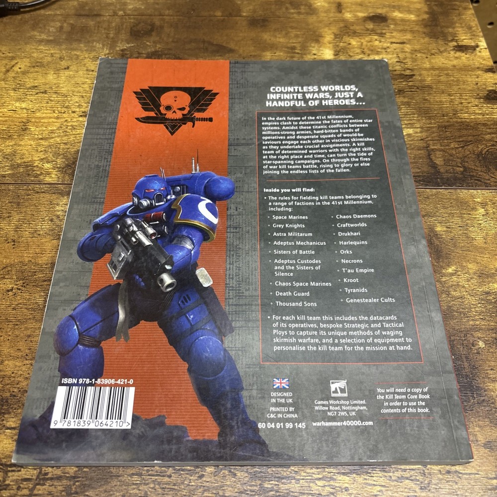 Games Workshop Warhammer 40 000 Kill Team Compendium 2021