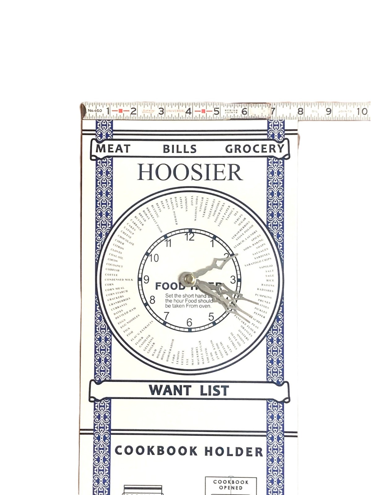 Hoosier Cabinet Door Chart Three Piece Set Flour Bin