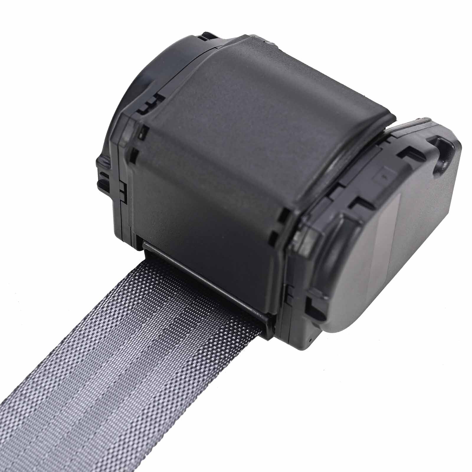 2* Retractable 3 Point Fixed sensor Seat Belt Straps Car Adjustable Belt Gray