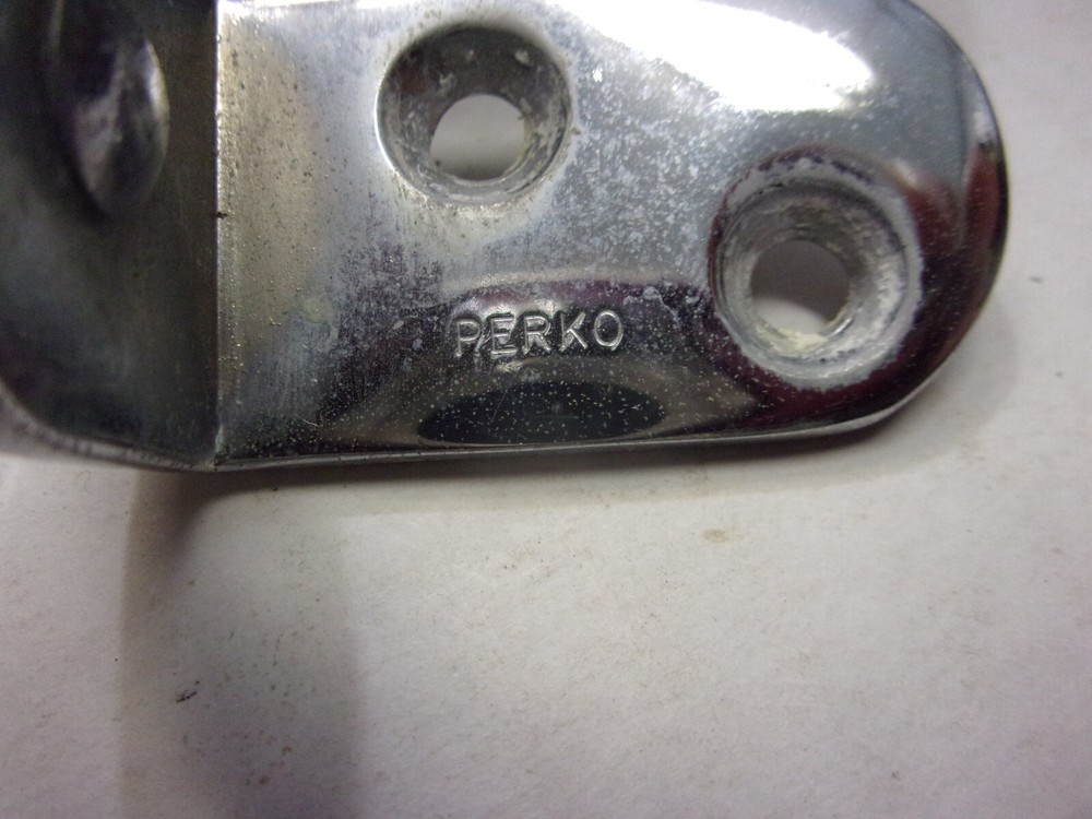 Perko MARINE OUTRIGGER LAY DOWN HOOK chrome bronze matched pair