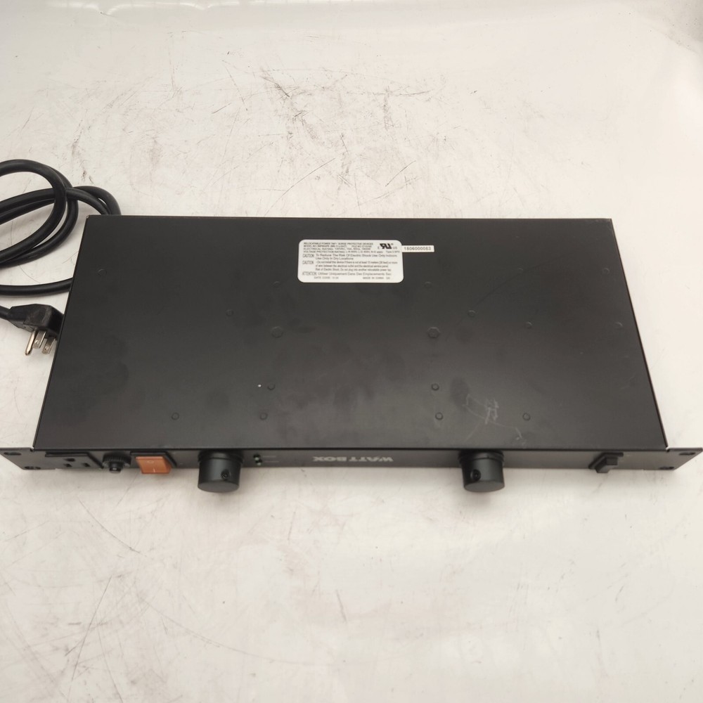Wattbox B9PB02P6 11-Outlet Rack Mounted Surge Protector | Powers On, Untested