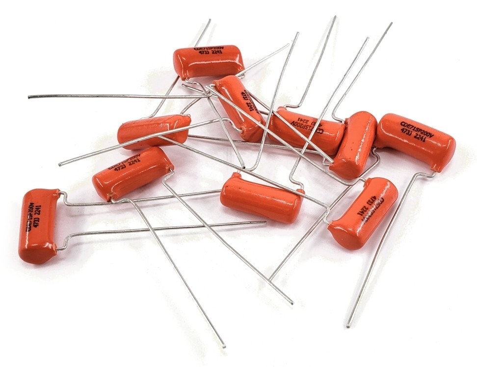 .047uf 200v 715P Orange Drop Guitar Tone Capacitor - 5% Tolerance - Lot of 10x